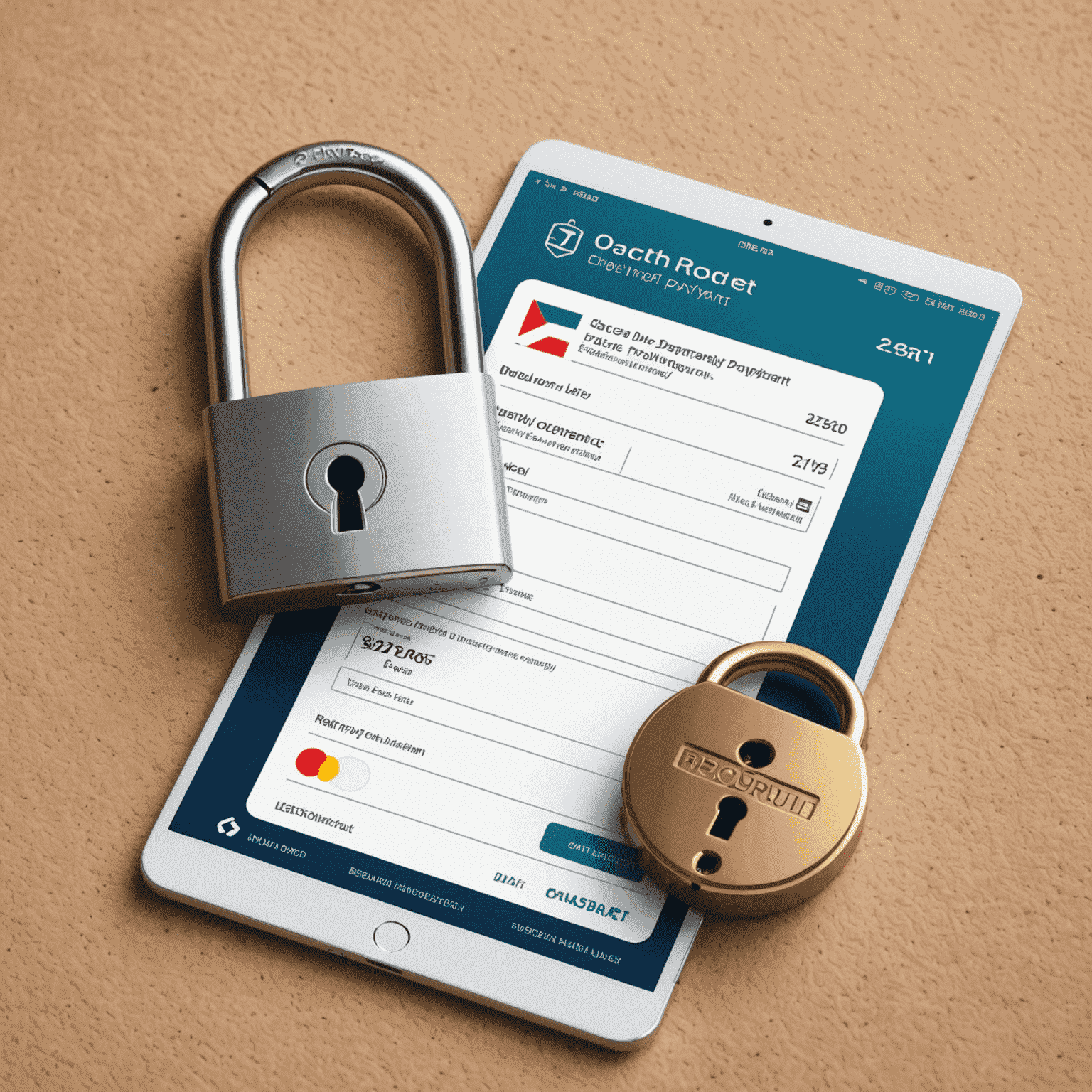 A secure online payment portal interface showing a toll road payment form with UAE currency symbols and a padlock icon to represent security
