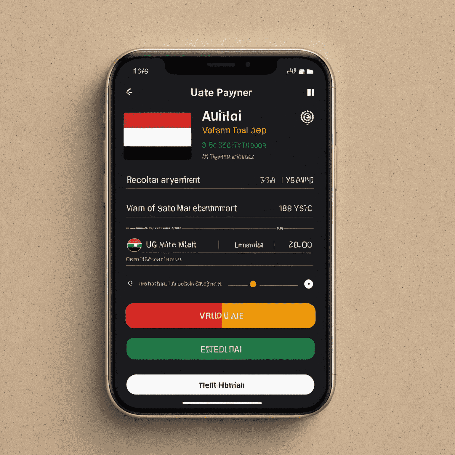 A secure online payment interface showing a UAE toll road payment screen with encryption symbols and a UAE flag watermark